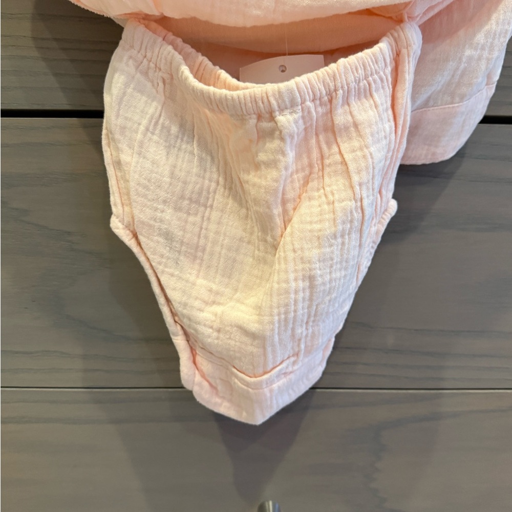 Baby Gap Girl’s Organic Cotton Gauze Tank Dress w Bloomers - 12-18 Months - Picture 6 of 9